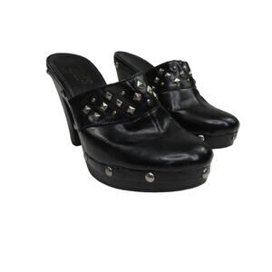 Y2k Chaps Chunky Clogs with Studded Detail Size 9.5